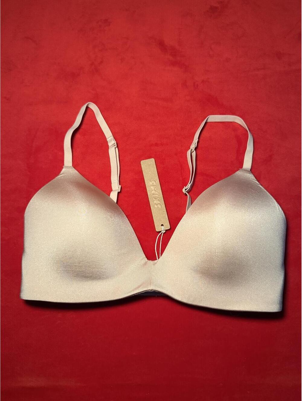 Skims Wireless Form T Shirt Bra Color Mica Size 32C